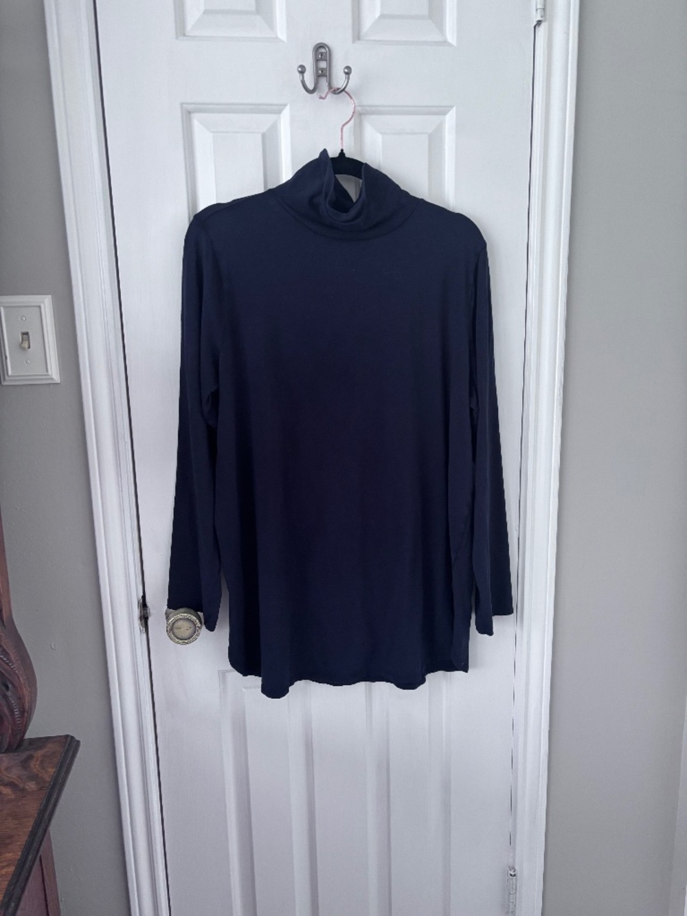 J Jill Black Turtleneck Size L